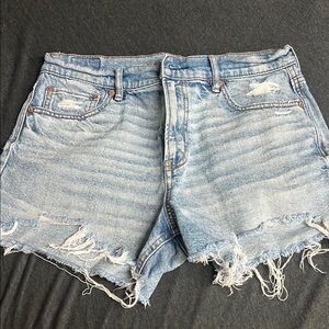Distressed Denim Women Shorts